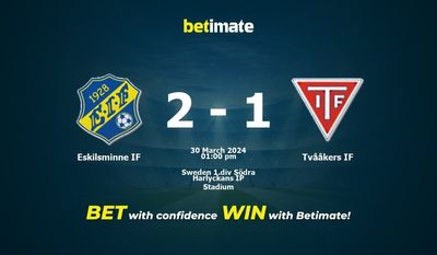 Eskilsminne IF vs Tvååkers IF Prédiction, cotes et conseils de paris 30/03/2024