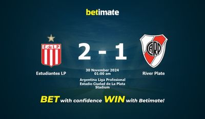 Pronostic, cotes et conseils de paris Estudiantes LP vs River Plate 30/11/2024