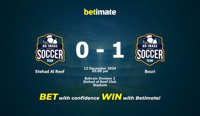 Pronostic Etehad Al Reef vs Bouri, cotes et conseils de paris 12/12/2024