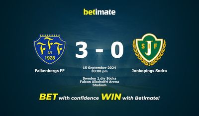 Falkenbergs FF vs Jönköpings Sodra Prédiction, cotes et conseils de paris 15/09/2024