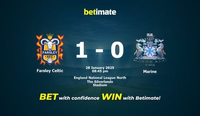 Pronostic, cotes et conseils de paris pour Farsley Celtic vs Marine 28/01/2025