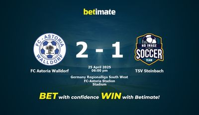 Pronostic, cotes et conseils de paris FC Astoria Walldorf - TSV Steinbach (25/04/2025)