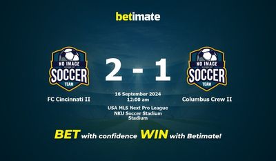 Pronostic, cotes et conseils de paris pour FC Cincinnati II vs Columbus Crew II 15/09/2024