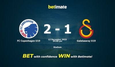 FC Copenhague U19 vs Galatasaray U19 Prédiction, cotes et conseils de paris 12/12/2023