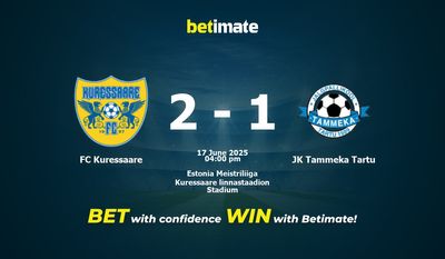 FC Kuressaare vs JK Tammeka Tartu Prédiction, cotes et conseils de paris 17/06/2025