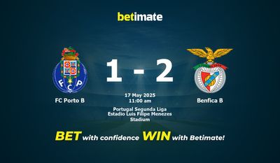Pronostic, cotes et conseils de paris FC Porto B vs Benfica B (17/05/2025)