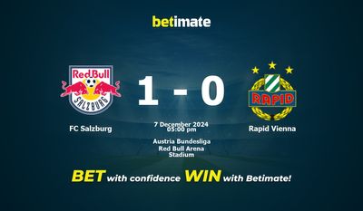 Pronostic, cotes et conseils de paris FC Salzbourg - Rapid Vienne 12/07/2024