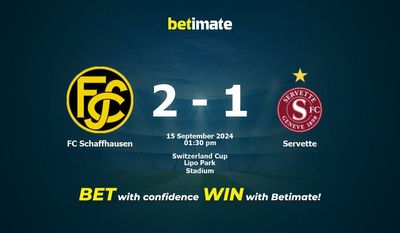 FC Schaffhausen vs Servette Prédiction, cotes et conseils de paris 15/09/2024