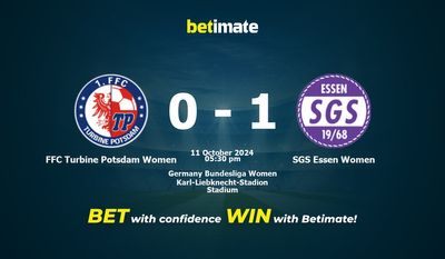 Pronostic, cotes et conseils de paris FFC Turbine Potsdam Women vs SGS Essen Women 11/10/2024
