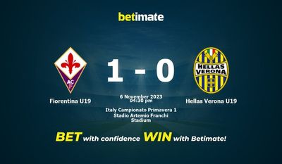 Fiorentina U19 vs Hellas Vérone U19 Prédiction, cotes et conseils de paris 06/11/2023