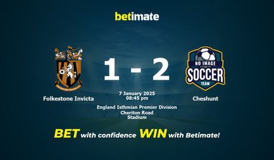 Folkestone Invicta vs Cheshunt Pronostic, cotes et conseils de paris 01/07/2025