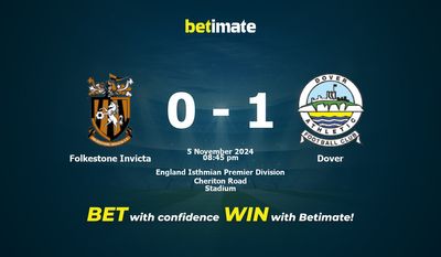 Folkestone Invicta vs Dover Pronostic, cotes et conseils de paris 11/05/2024