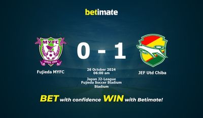 Prédiction, cotes et conseils de paris Fujieda MYFC vs JEF Utd Chiba 26/10/2024