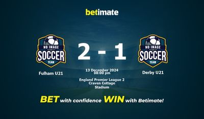 Pronostic Fulham U21 vs Derby U21, cotes et conseils de paris 13/12/2024