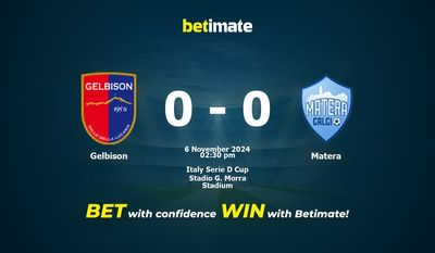Pronostic Gelbison vs Matera, cotes et conseils de paris 06/11/2024