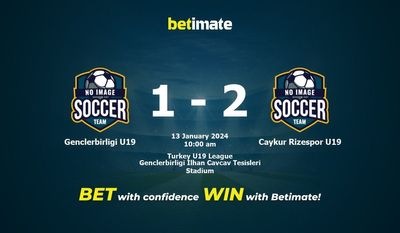 Genclerbirligi U19 vs Caykur Rizespor U19 Prédiction, cotes et conseils de paris 13/01/2024
