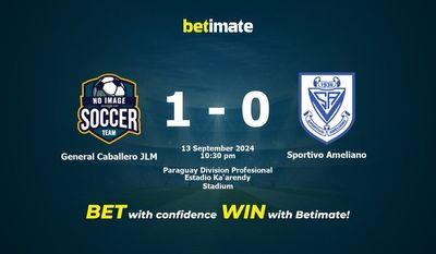 General Caballero JLM vs Sportivo Ameliano Pronostic, cotes et conseils de paris 13/09/2024