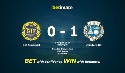 GIF Sundsvall vs Utsiktens BK Prédiction, cotes et conseils de paris 02/08/2024