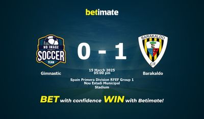 Pronostic, cotes et conseils de paris Gimnastic vs Barakaldo (15/03/2025)