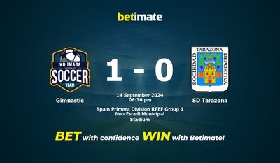 Pronostic Gimnastic vs SD Tarazona, cotes et conseils de paris 14/09/2024