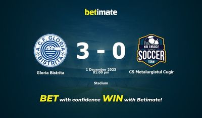 Gloria Bistrita vs CS Metalurgistul Cugir Prédiction, cotes et conseils de paris 01/12/2023