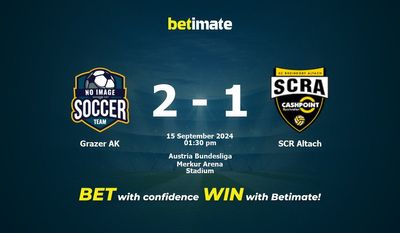 Pronostic Grazer AK vs SCR Altach, cotes et conseils de paris 15/09/2024