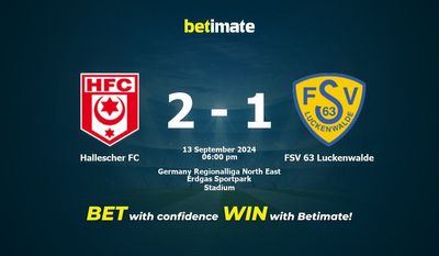 Hallescher FC vs FSV 63 Luckenwalde Prédiction, cotes et conseils de paris 13/09/2024