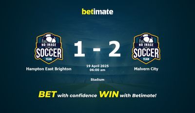 Pronostic, cotes et conseils de paris pour Hampton East Brighton vs Malvern City (19/04/2025)