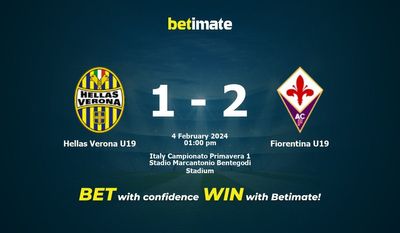 Hellas Vérone U19 vs Fiorentina U19 Prédiction, cotes et conseils de paris 04/02/2024