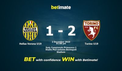 Hellas Vérone U19 vs Torino U19 Prédiction, cotes et conseils de paris 02/12/2023