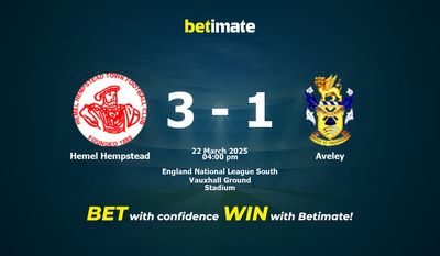 Pronostic, cotes et conseils de paris Hemel Hempstead vs Aveley (22/03/2025)