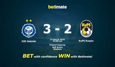 HJK Helsinki vs KuPS Kuopio Prédiction, cotes et conseils de paris 15/03/2025