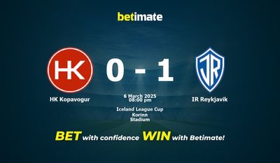 Pronostic, cotes et conseils de paris HK Kopavogur vs IR Reykjavik 03/06/2025
