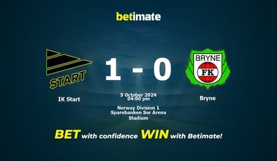 Pronostic IK Start vs Bryne, cotes et conseils de paris 10/05/2024