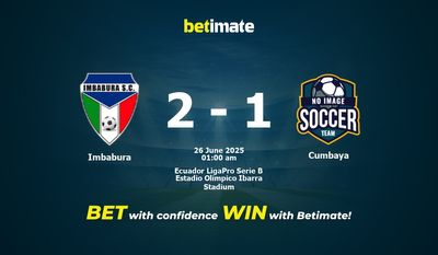 Pronostic, cotes et conseils de paris Imbabura vs Cumbaya (26/06/2025)