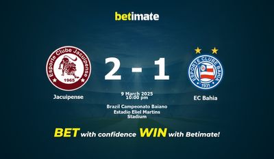 Pronostic Jacuipense vs EC Bahia, cotes et conseils de paris 03/09/2025