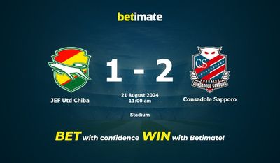JEF Utd Chiba vs Consadole Sapporo Prédiction, cotes et conseils de paris 21/08/2024