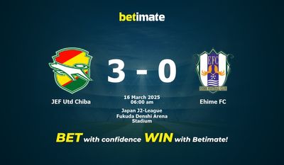 Pronostic, cotes et conseils de paris JEF Utd Chiba vs Ehime FC (16/03/2025)