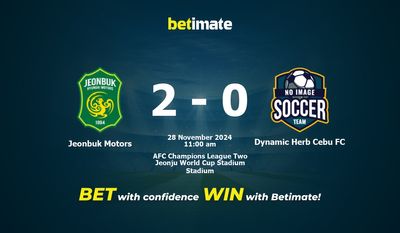 Jeonbuk Motors vs Dynamic Herb Cebu FC Prédiction, cotes et conseils de paris 28/11/2024