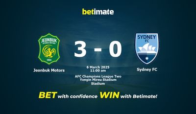 Jeonbuk Motors vs Sydney FC Prédiction, cotes et conseils de paris 03/06/2025