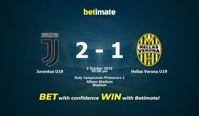 Juventus U19 vs Hellas Vérone U19 Prédiction, cotes et conseils de paris 02/10/2023