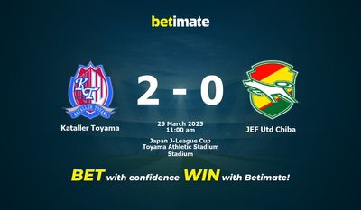 Pronostic, cotes et conseils de paris pour Kataller Toyama vs JEF Utd Chiba (26/03/2025)