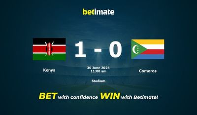 Kenya vs Comores Prédiction, cotes et conseils de paris 30/06/2024