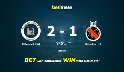 Kilbarrack Utd vs Malahide Utd Pronostic, cotes et conseils de paris 11/10/2024
