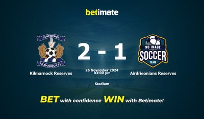 Kilmarnock Reserves vs Airdrieonians Reserves Prédiction, cotes et conseils de paris 26/11/2024