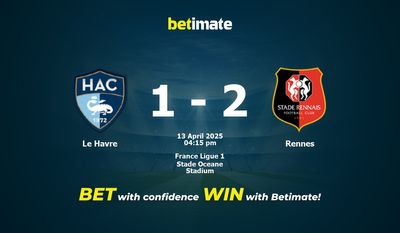 Pronostic, cotes et conseils de paris Le Havre - Rennes (13/04/2025)