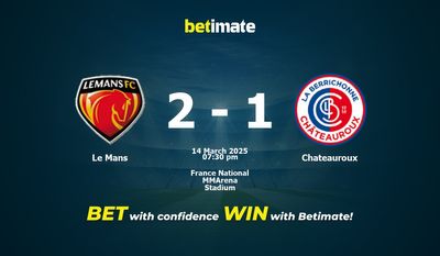 Pronostic, cotes et conseils de paris pour Le Mans vs Châteauroux (14/03/2025)