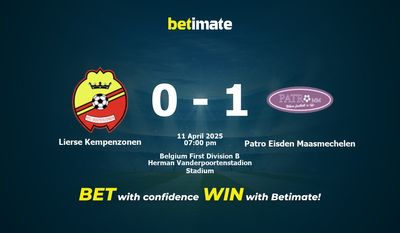 Lierse Kempenzonen vs Patro Eisden Maasmechelen Prédiction, cotes et conseils de paris 11/04/2025