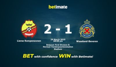 Lierse Kempenzonen vs Waasland-Beveren Prédiction, cotes et conseils de paris 29/03/2025