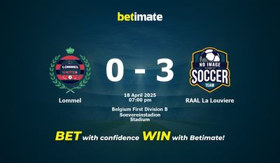 Lommel vs RAAL La Louvière Prédiction, cotes et conseils de paris 18/04/2025